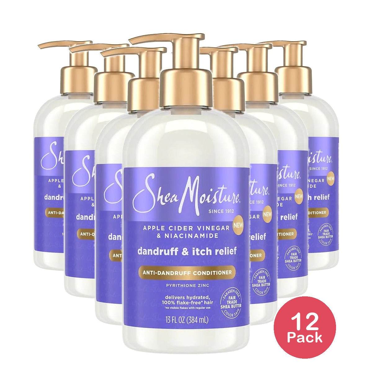SheaMoisture Apple Cider Vinegar Anti-Dandruff Conditioner 13 Oz (Pack of 12)