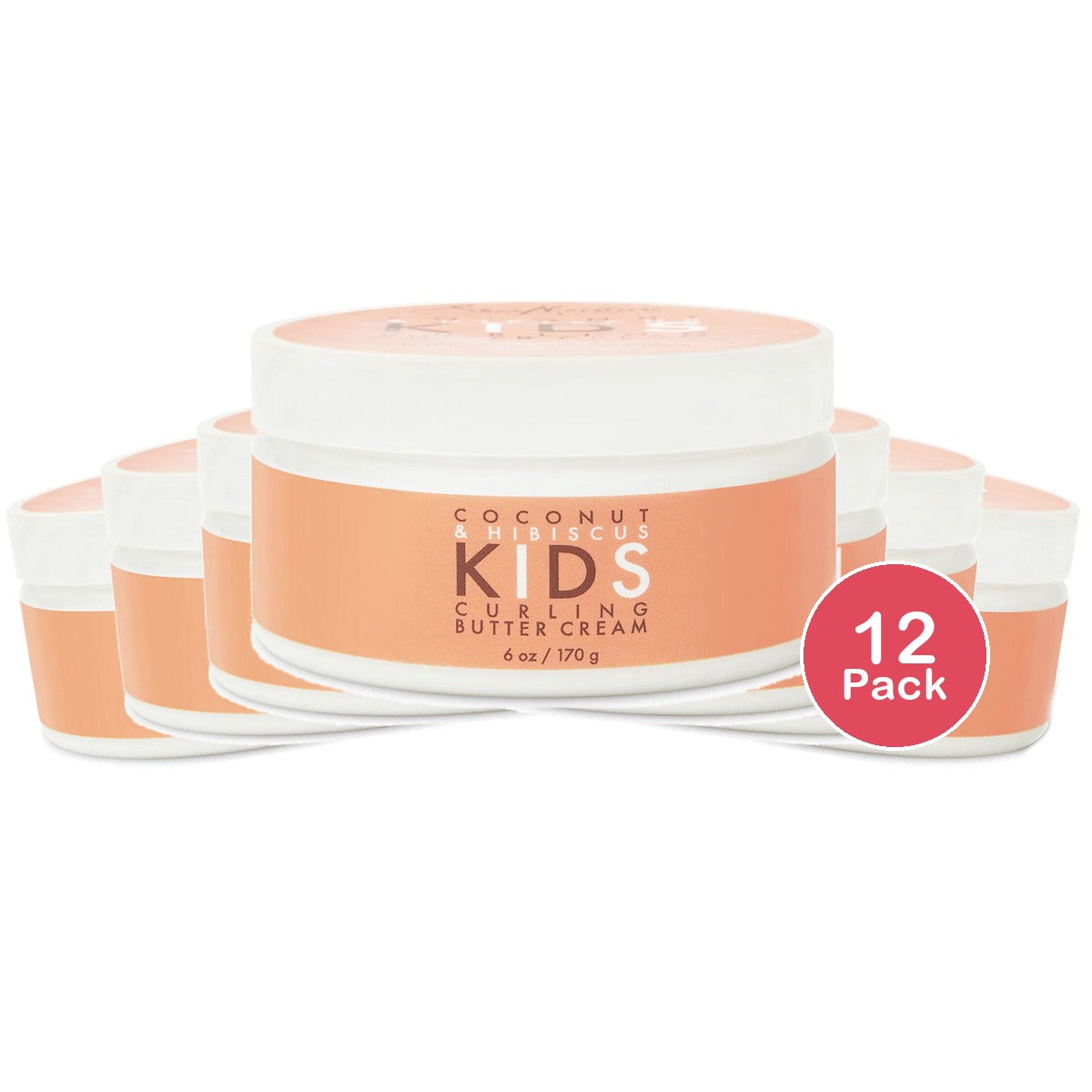 SheaMoisture Coconut & Hibiscus Kids' Curling Butter Cream 6 Oz (Pack of 12)