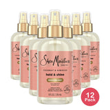 SheaMoisture Frizz Free Hold and Shine Moisture Mist For Thick Curly Hair Coconu 8 OZ (Pack of 12)