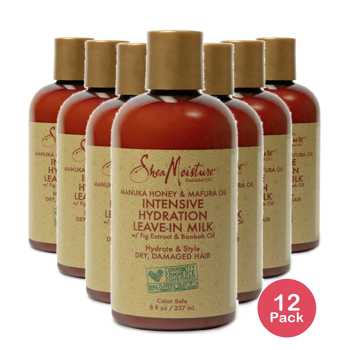 SheaMoisture Hydration Leave-In Milk Manuka Honey 8 Oz (Pack of 12)