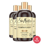 SheaMoisture Jamaican Black Castor Oil Shampoo 13 Oz (Pack of 4)