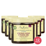 SheaMoisture Jamaican Black Castor Oil Styling Gel 15 Oz (Pack of 12)