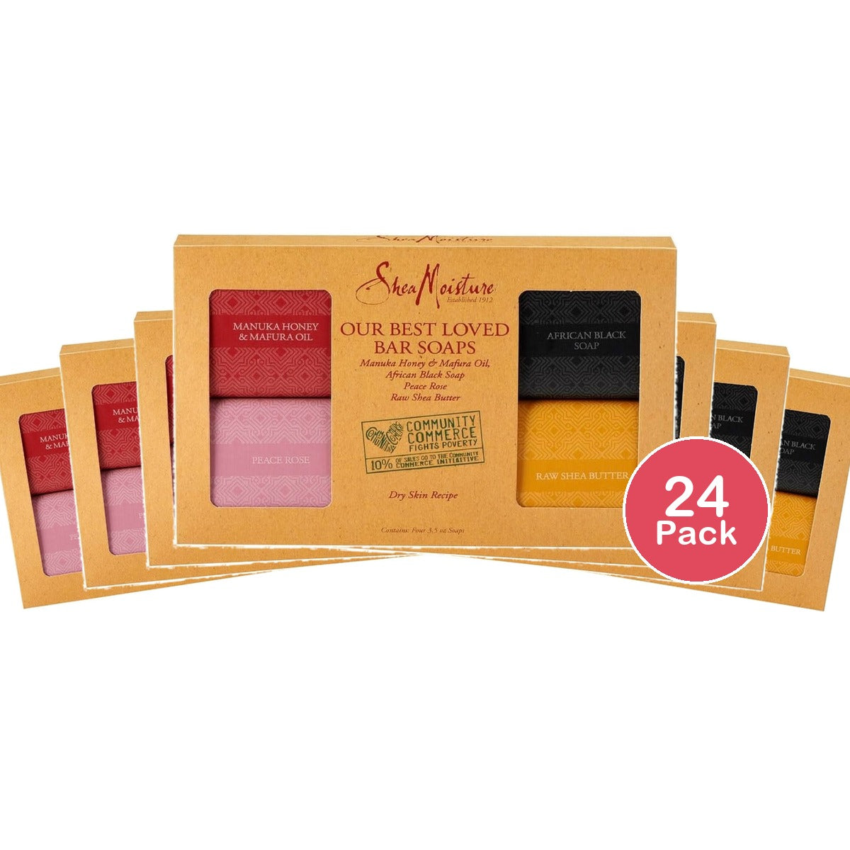 SheaMoisture Manuka Honey & Mafura Oil Bar Soap 3.5 Oz (Pack of 24)