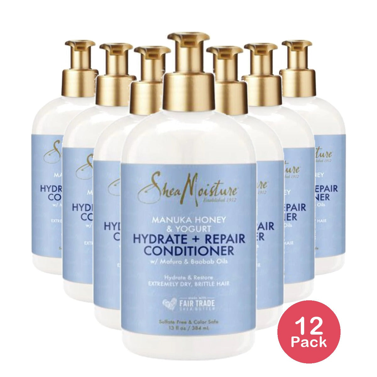 SheaMoisture Manuka Honey & Yogurt Hydrate & Repair Conditioner 19.5 Oz (Pack of 12)