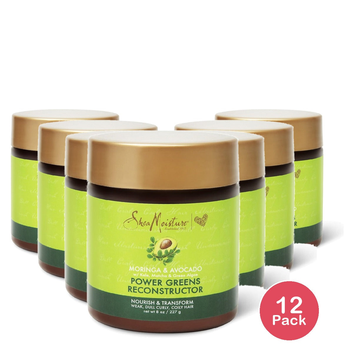 SheaMoisture Moringa & Avocado Power Greens Reconstructor 8 Oz (Pack of 12)