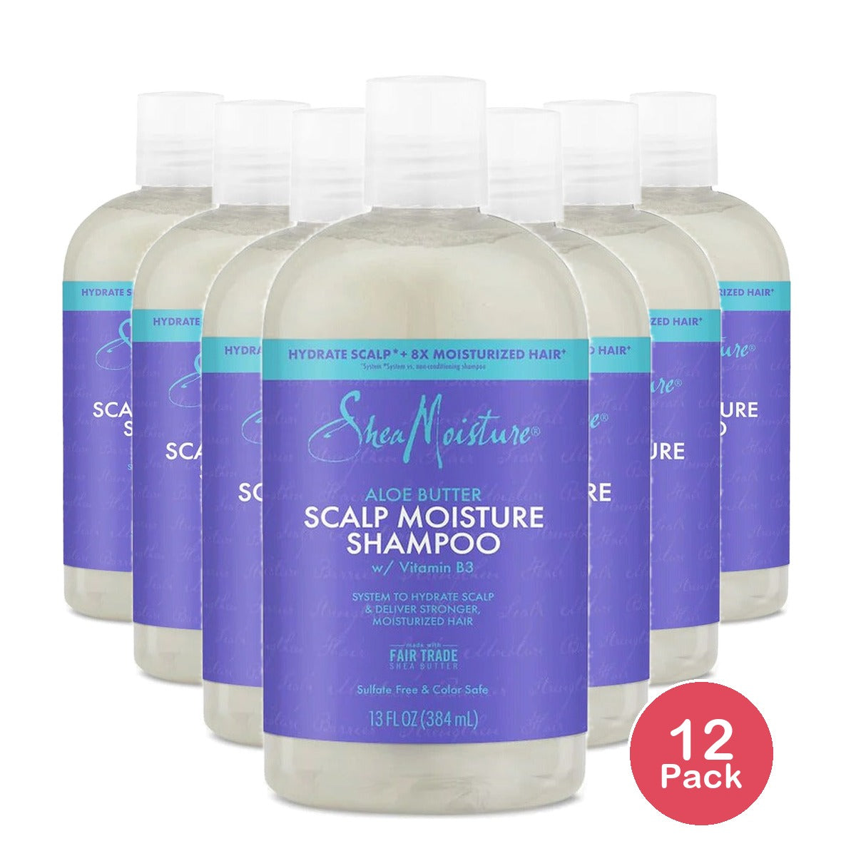SheaMoisture Scalp Moisture Daily Shampoo 13 Oz (Pack of 12)