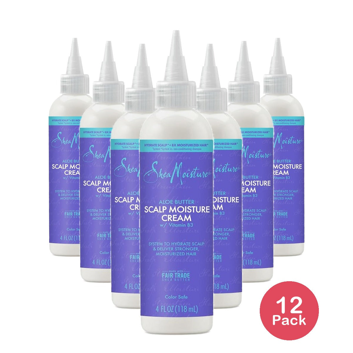 SheaMoisture Scalp Moisture Hair Cream 4 Oz (Pack of 12)