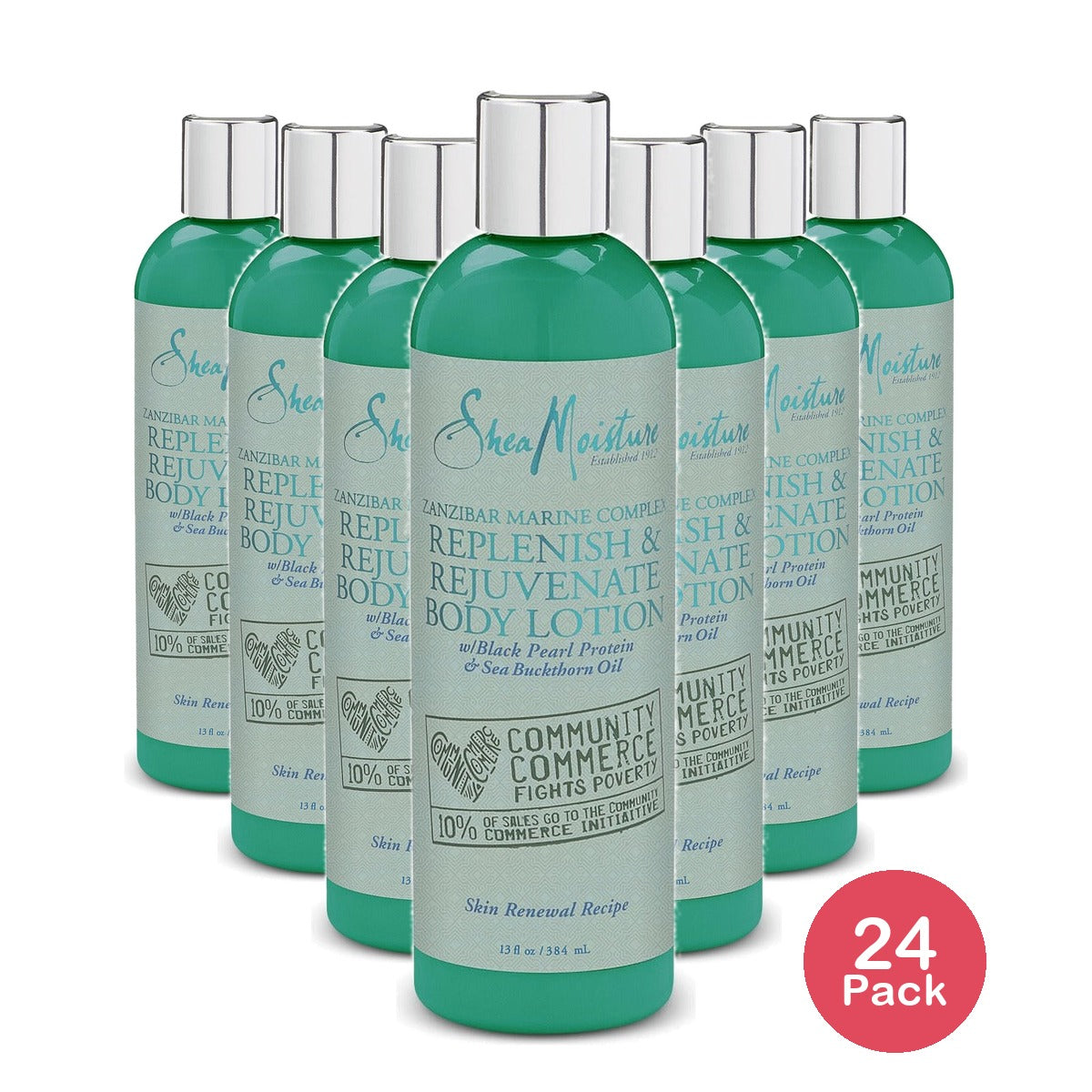 SheaMoisture Zanzibar Marine Complex Body Lotion 13 Oz (Pack of 24)