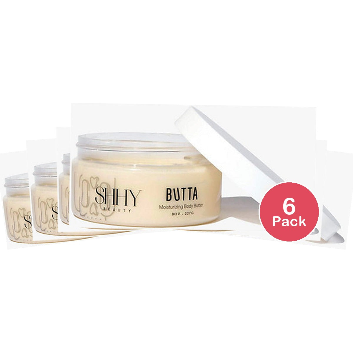 Shhy Butter Body Butter 8 Oz (Pack of 6)
