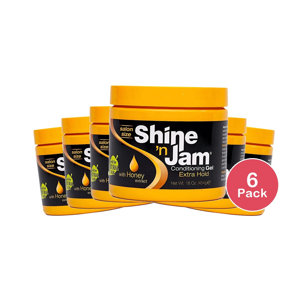 Shine 'n Jam Conditioning Gel 16oz (Pack of 6)