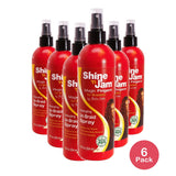 Shine N Jam Magic Fingers Unisex Detangling Moisturizing Un-Braid Spray 12 fl o 12 fl oz (Pack of 6)