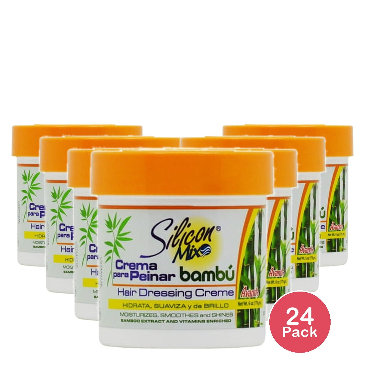 Silicon Mix Bambu Hair Dressing Cream 6 Oz (Pack of 24)