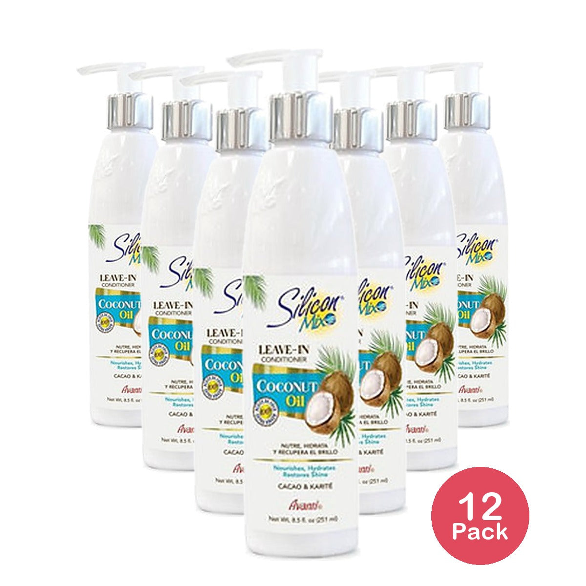 Silicon Mix Coconut Leave-In/Intensive 8.5 Oz (Pack of 12)