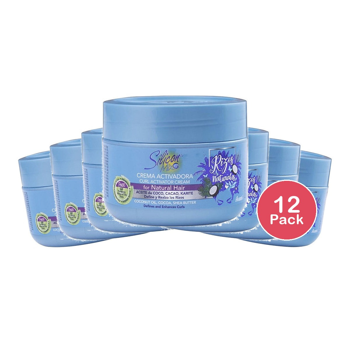 Silicon Mix Rizos Curl Activator Cream 8 Oz (Pack of 12)