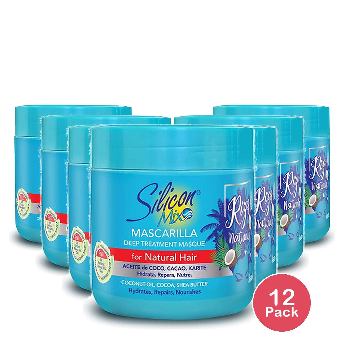 Silicon Mix Rizos Natural Hair Mask 17 Oz (Pack of 12)
