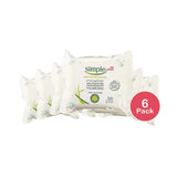 Simple Kind to Skin Cleansing Wipes Micellar 25 Wipes (Pack of 6)