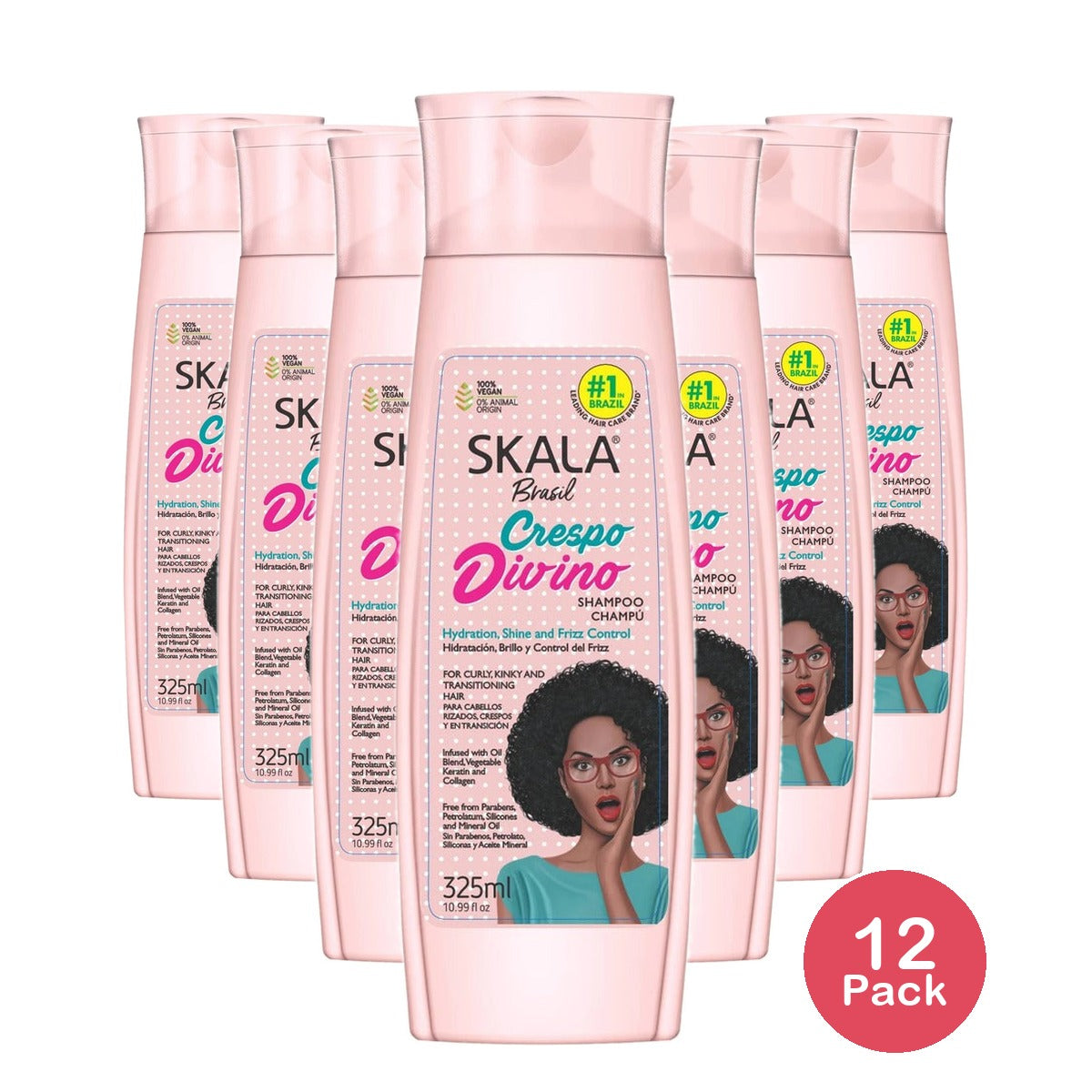SKALA Crespo Divino Shampoo 10.99 Oz (Pack of 12)