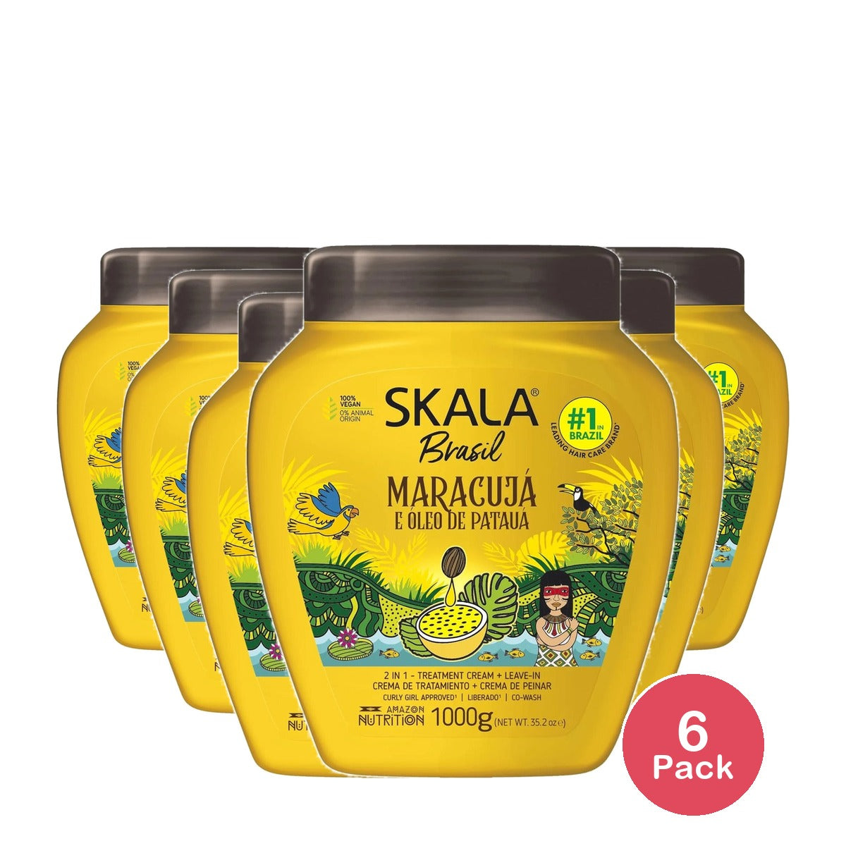 Skala Maracuja Treatment Cream 35.2 Oz (Pack of 6)