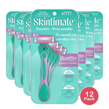 Skintimate Sensitive Skin Womens Disposable Razor 3.53oz (Pack of 12)