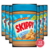 Skippy Peanut Butter Creamy 16.3 Oz (Pack of 12)
