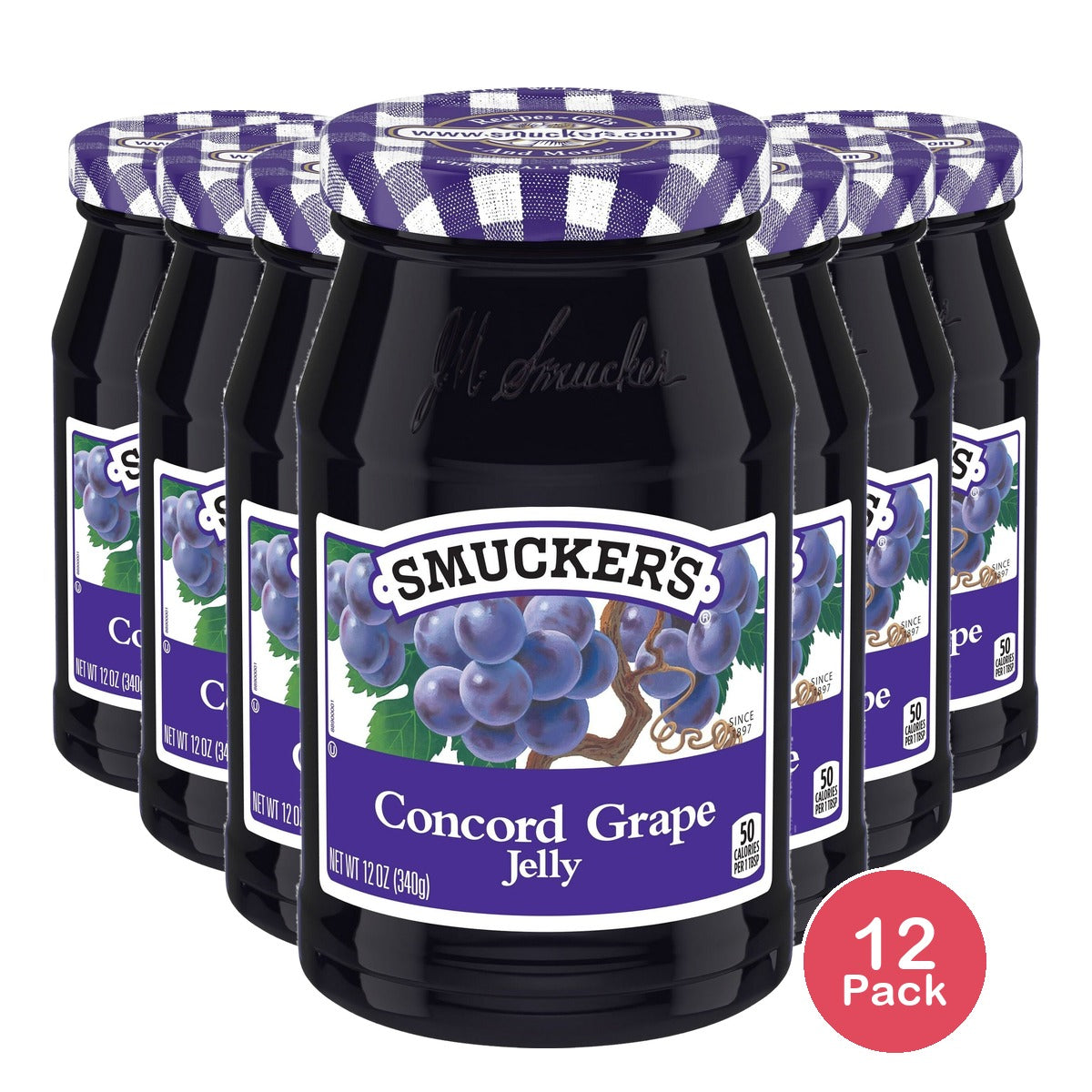 Smucker's Concord Grape Jelly, 12 OZ (Pack of 12)