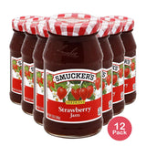 Smuckers Seedless Strawberry Jam 12Oz (Pack of 12)