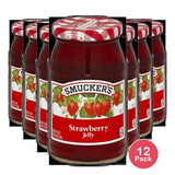 Smucker's Seedless Strawberry Jam 18oz (Pack of 12)