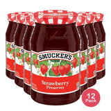Smucker's Strawberry Preserves 18Oz (Pack of 12)