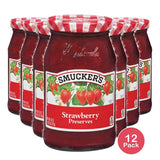 Smuckers Strawberry Preserves Fruit Spread 12Oz (Pack of 12)