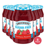 Smucker's Sugar Free Strawberry Preserves 12.75 Oz (Pack of 8)