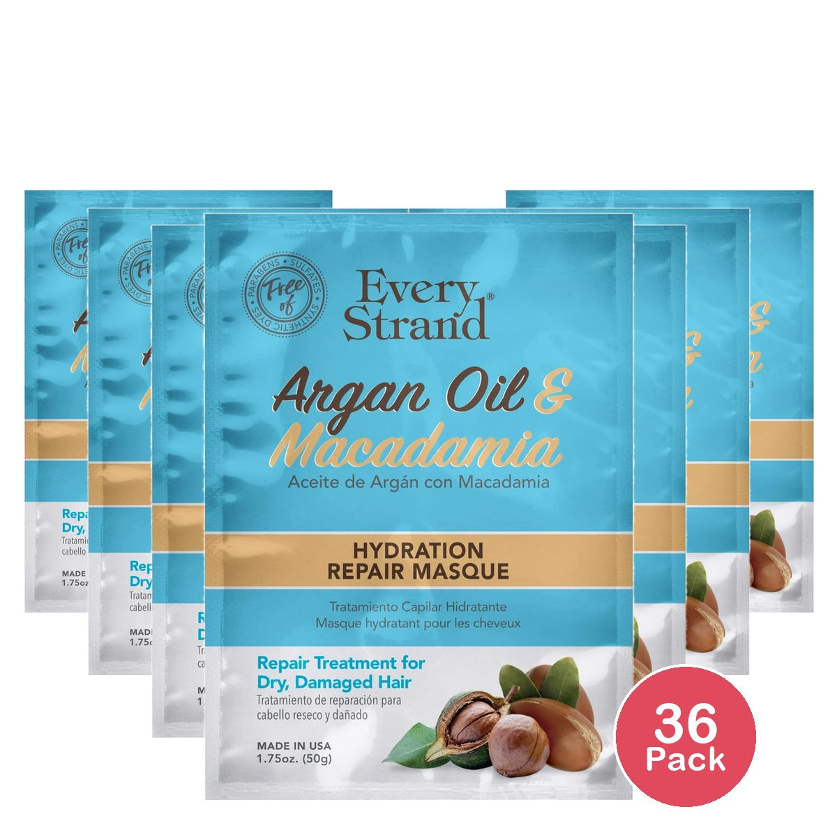 Sobre Tratamiento Argan Every Strand 1.75 Oz (Pack of 36)