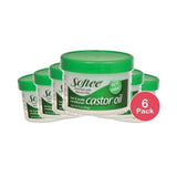 Softee Castor Oil Hair & Scalp Conditioner 3 Oz (Pack of 6)