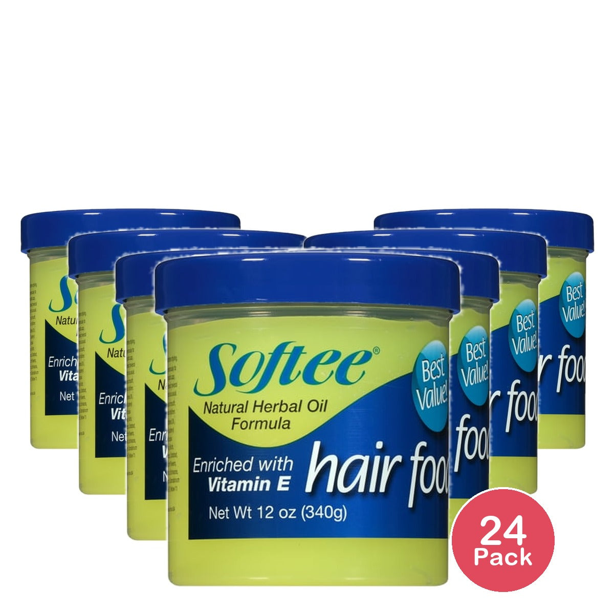 Softee Hair Food 12 Oz (Pack of 24)