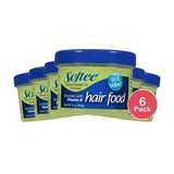 Softee Hair Food 3 Oz. Jar Dry Damaged Hair (Pack of 6)