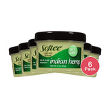 Softee Indian Hemp Hair & Scalp Treatment 3 Oz. Jar (Pack of 6)