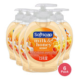 Softsoap Moisturizing Liquid Hand Soap Milk Protein and Honey 7.5Oz (Pack of 6)