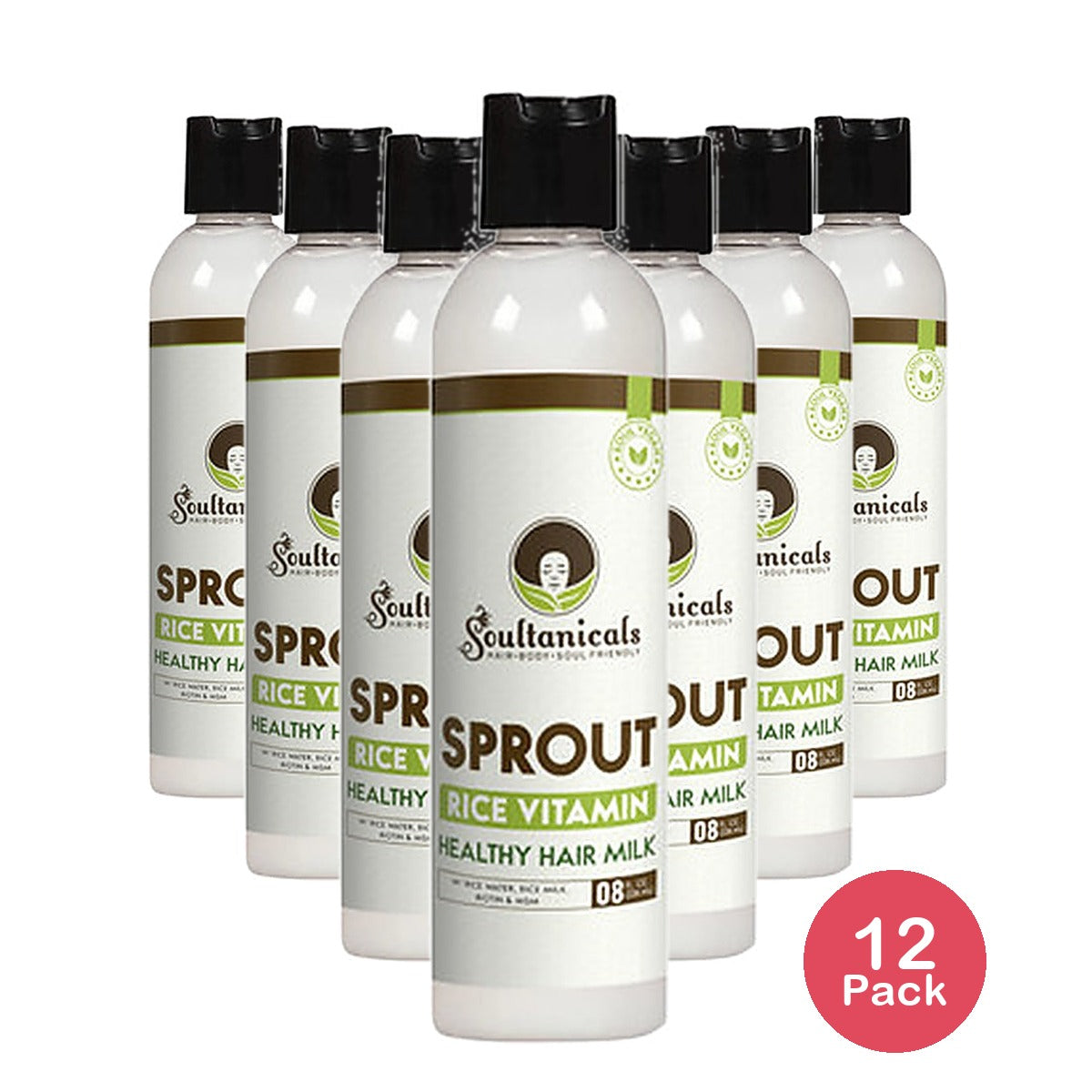 SoulTanicals Sprout Hair Milk 8 Oz (Pack of 12)