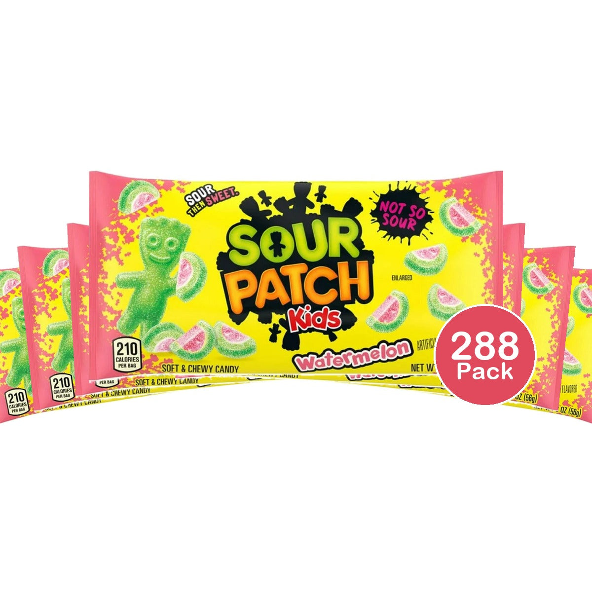 Sour Patch Kids, Watermelon 2 Oz (Pack of 288)