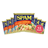 Spam Less Sodium Lunch Meat 12Oz (Pack of 12)