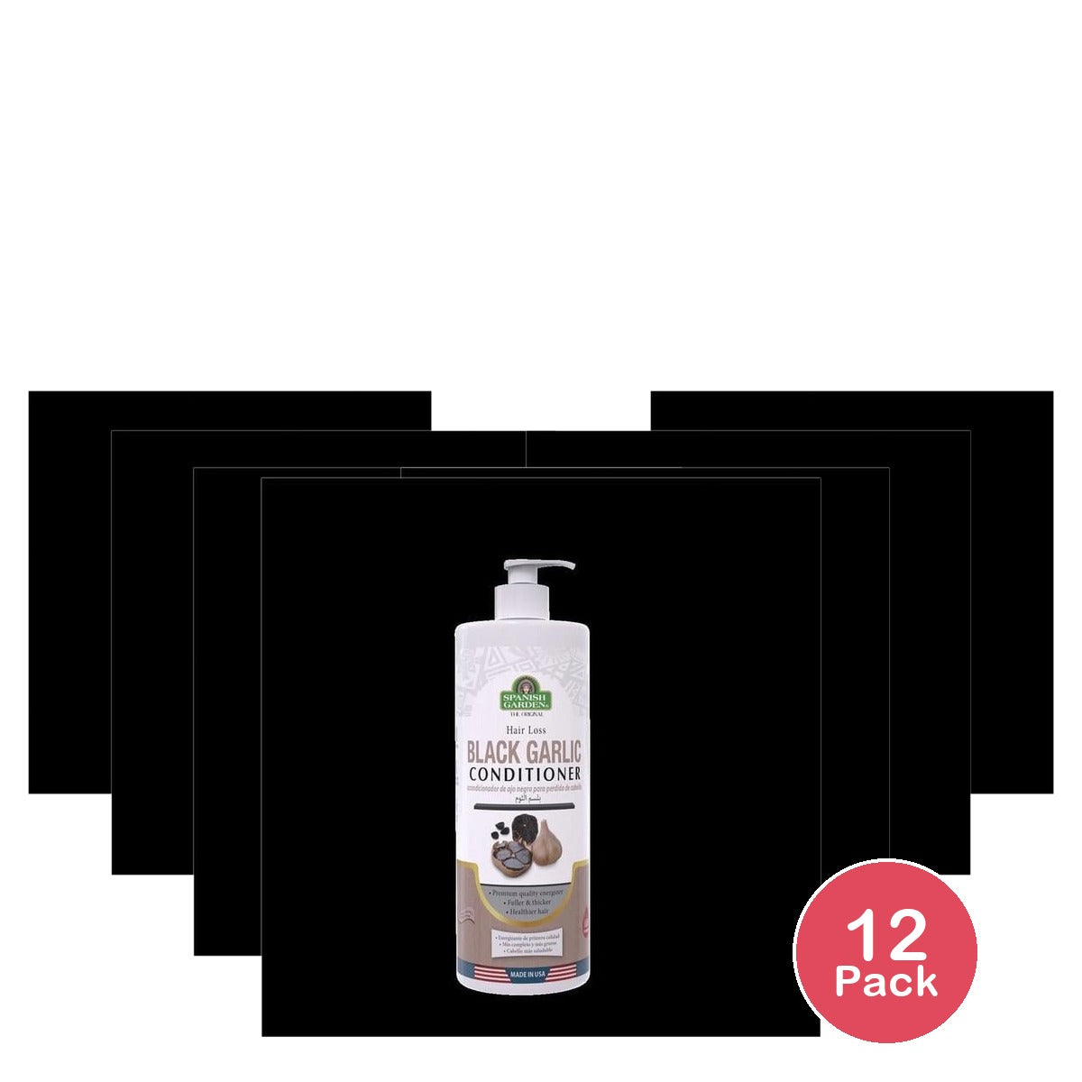 Spanish Garden Black Garlic Conditioner 32 Oz (Pack of 12)