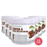 Spanish Garden Face & Body Cocoa & Shea Butter Cream 16 Oz (Pack of 12)