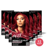 Splat Midnight Hair Color - Scarlet - 6.75 oz (Pack of 12)