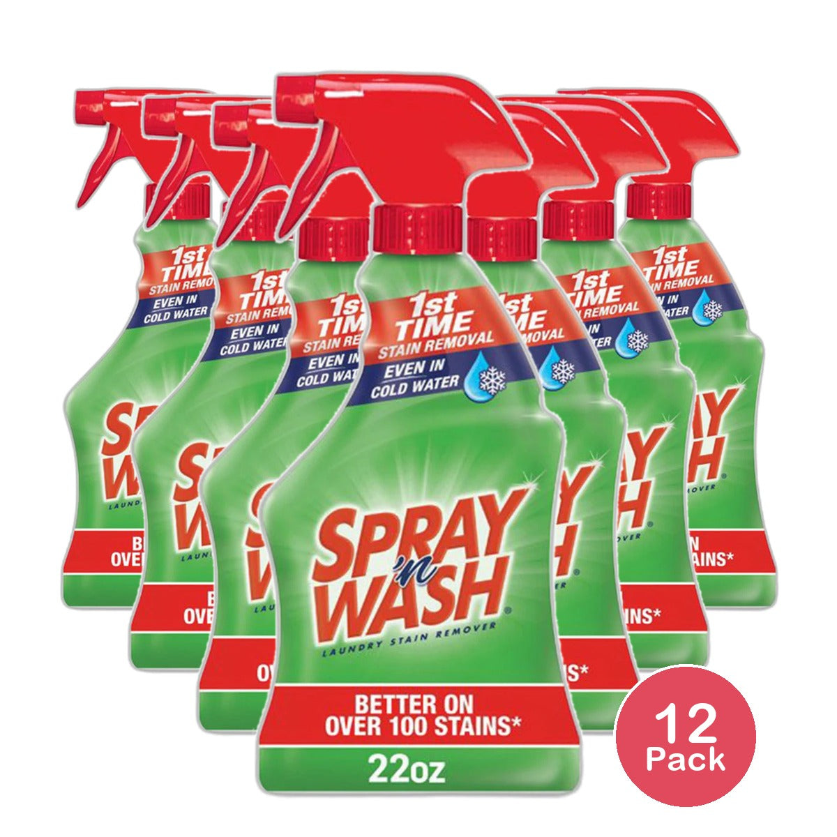 Spray 'n Wash Laundry Stain Remover Trigger Spray 22Oz (Pack of 12)
