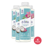 St Ives Coconut Water and Orchid Hydrating Body Wash 22Oz (Pack of 4)