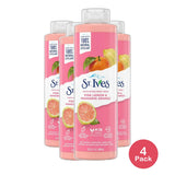 St. Ives Natural Body Wash Soap Pink Lemon And Mandarin Orange 22Oz (Pack of 4)