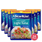 StarKist Tuna Chunk Light Pouch In Water, 2.60 OZ (Pack of 12)