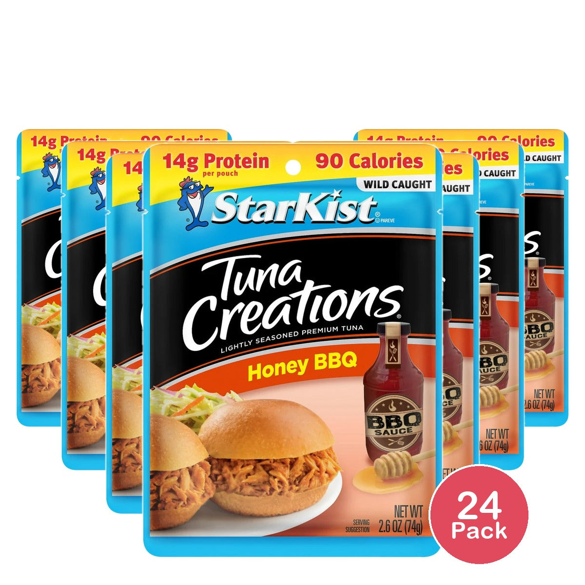 StarKist Tuna Creations Honey BBQ Tuna Pouch 2.6 Oz (Pack of 24)