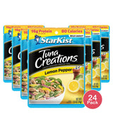 StarKist Tuna Creations Lemon Pepper 16g Protein Pouch 2.6 Oz (Pack of 24)