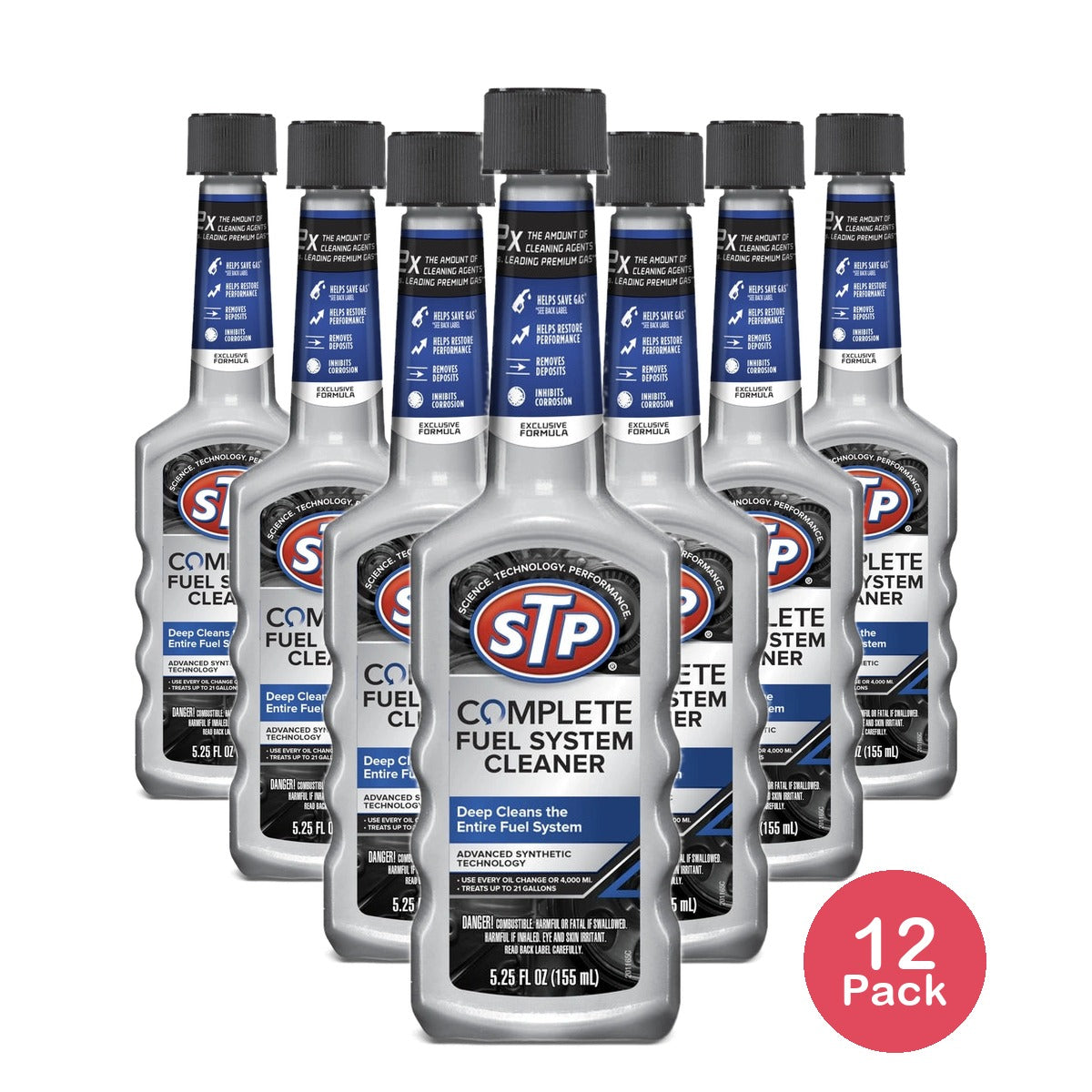 STP 78568 Complete Fuel System Cleaner - 5.25 FL OZ (Pack of 12)
