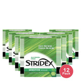 Stridex Triple Action Medicated Acne Pads Sensitive Skin 3.2Oz (Pack of 12)
